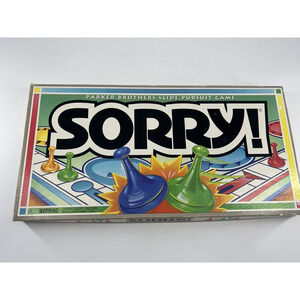 Vintage 1992 Sorry! Board Game All Cards Pieces Family Night Kids Complete